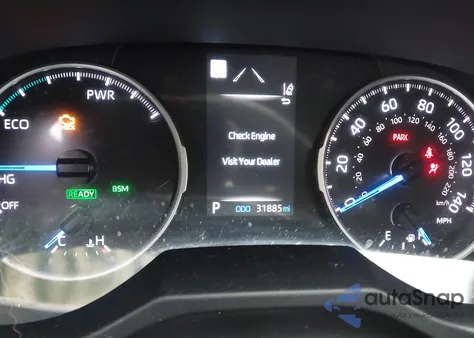 2022 Toyota Rav4 Hybrid Se z USA, uszkodzony, nr VIN JTM16RFV9ND056979